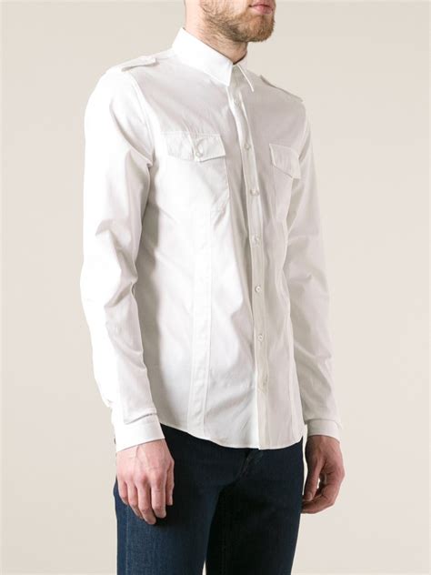 gucci white button down|Gucci button down shirt.